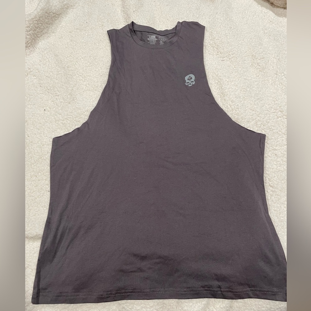 ZERO‎ FOXTROT GYM TANK- charcoal